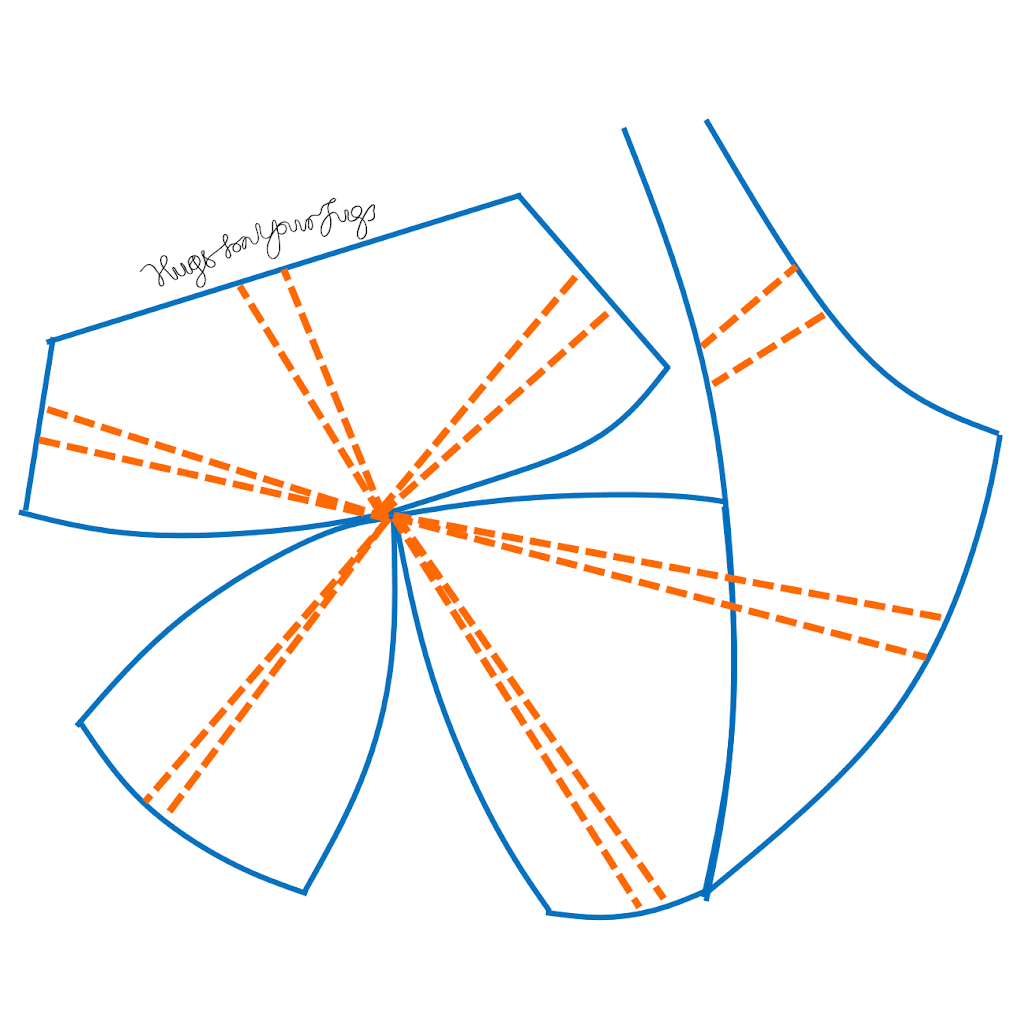 Altering your bra cup to fit a smaller wire (aka the omega alteration) – a more accurate way