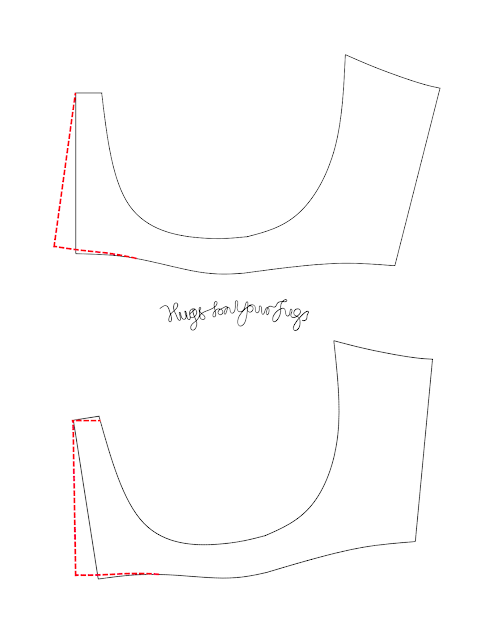 Widening the lower gore by wire rotation